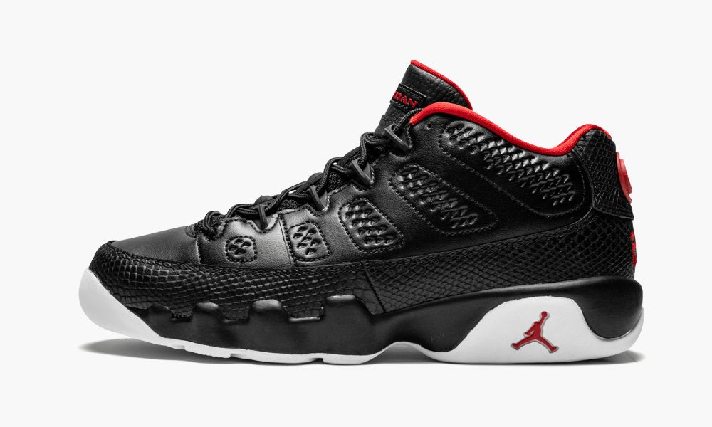 Nike Air Jordan 9 Retro Low BG Dječje Cipele Crne Crvene Bijele | Hrvatska-7324809